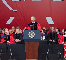 President Obama at Rutgers 2016 Commencement
